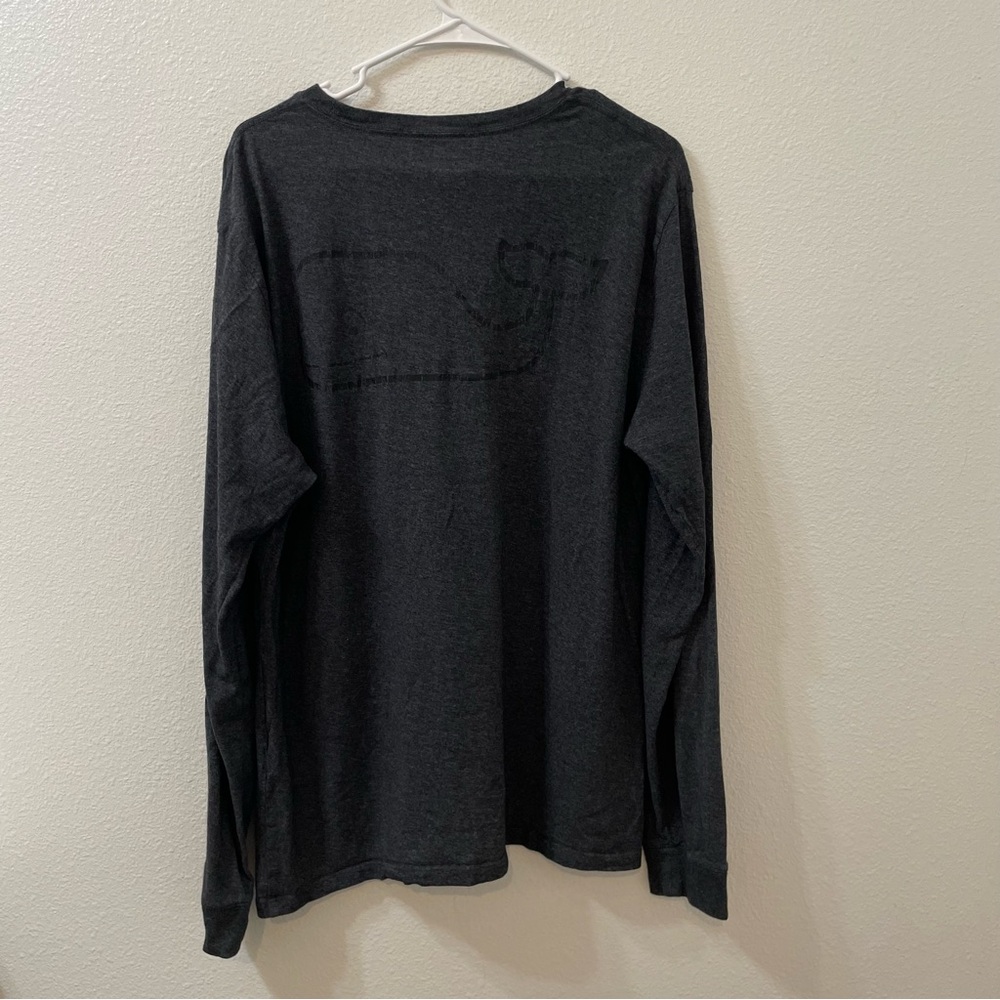 Vineyard vines long sleeve shirt gray medium